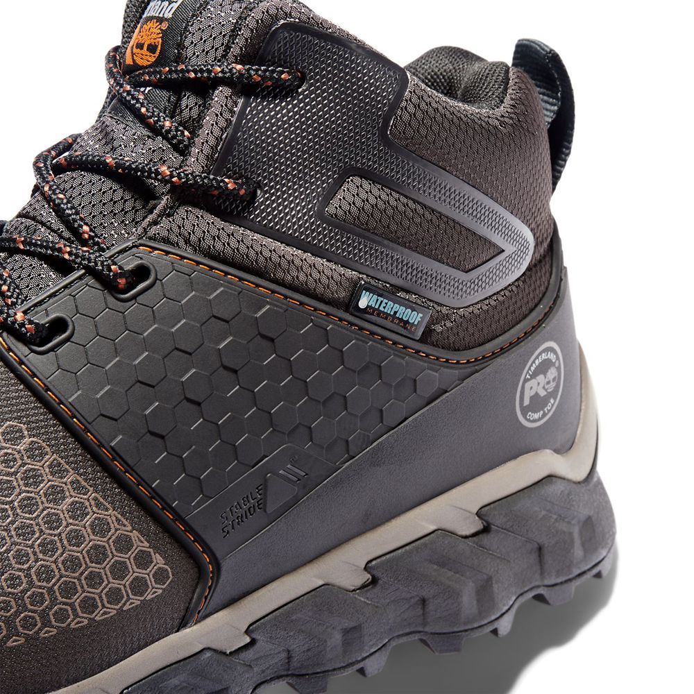 Botas de Trabajo Timberland Hombre Pro® Ridgecomp Toe Marrones Oscuro - Chile AYR-568970